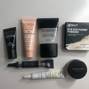 Bundle of primer, concealer, and setting powder